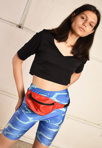 80's retro athleisure lycra festival leggings shorts