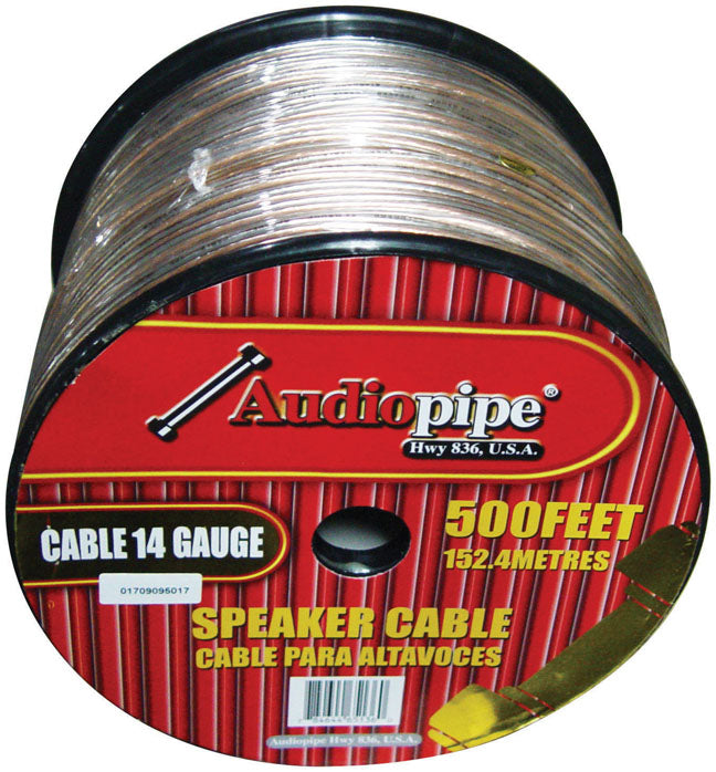 *CBP14500* SP WIRE 14GA 500' CLEAR AUDIOPIPE