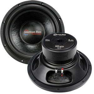 American Bass 10" woofer 600 watts max 4 Ohm SVC