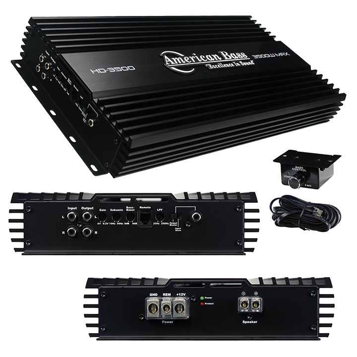 American Bass 3500W HD Series Amplifier