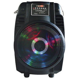 6.5" Woofer with Moon light Built in USB/SD/Bluetooth/Mic 800 watts max