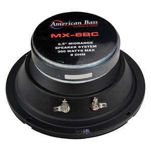 American Bass 6.5" Midrange Speaker 8 ohm (MX6BC)(each)