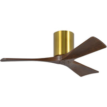 Shown in Brushed Brass / Walnut Blades / 42"