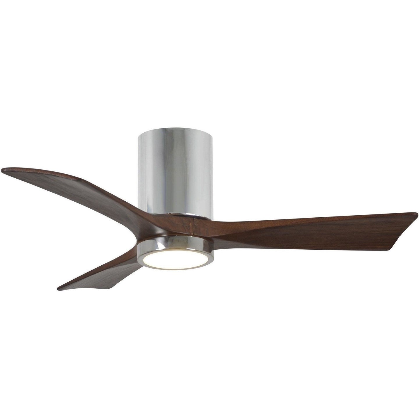 Shown in Polished Chrome / Walnut Blades / 42