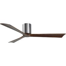 Shown in Polished Chrome / Walnut Blades / 60"