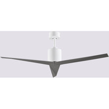 Shown in Gloss White With Brushed Nickel Blades