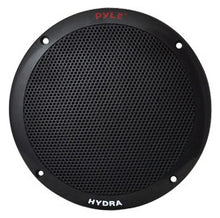 6 1/2'' 2-Way Dual Cone Marine Speakers- Black 400W Max