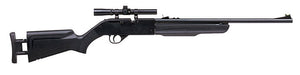 Crosman Recruit (Black)Bolt-Action Variable Pump Air Rifle with Adjustable Stock and 4x15 Scope"