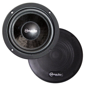 American Bass 6.5" (Sold each) closed back midrange speaker with grill