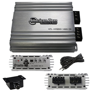 American Bass Class D Mono Hybrid Amplifier 1900W Max