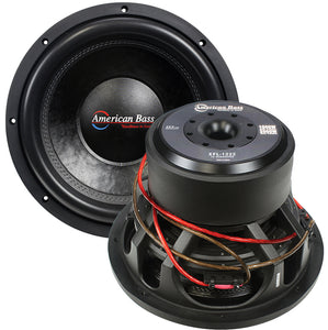 American Bass 12" Woofer 2000W Max 2 Ohm DVC